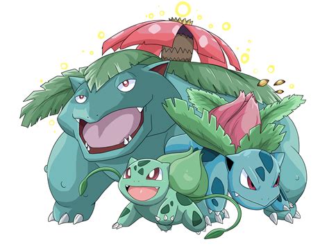 Bulbasaur Evolution by Ninja-8004 on DeviantArt