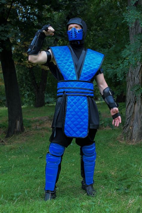 Sub-Zero Cosplay Costume Mortal Kombat Klassic arcade ninja | Etsy