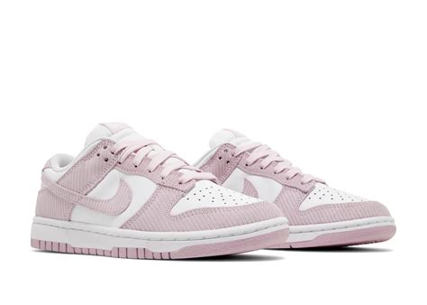 Nike Dunk Low Pink Corduroy (W) - FN7167-100 | Sneaker Baker