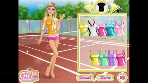 Barbie Tennis Fashion Dress Up - Y8.com Online Games by malditha - YouTube