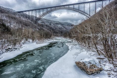 New River Gorge Winter Day Photograph by Thomas R Fletcher