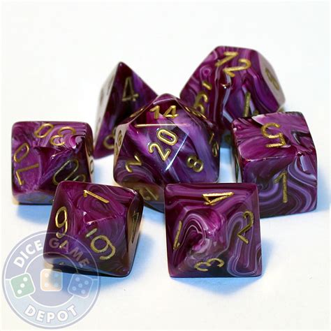 Purple Dice For Sale - Singles and Sets | Dice Game Depot