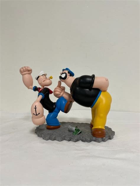 Popeye - Popeye fights Brutus (28x20 cm) - Beeldje(s) - Catawiki