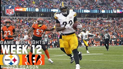 Pittsburgh Steelers vs. Cincinnati Bengals | 2023 Week 12 Game ...