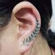 7 Floral Ear Tattoos That Are Beyond Adorable - Brit + Co