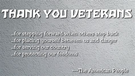 Veterans Quotes Of Appreciation - ShortQuotes.cc