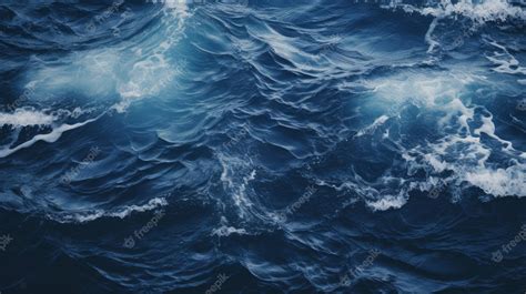 Premium AI Image | Dark ocean waves Generative AI