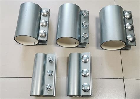 Heavy Duty Galvanized Steel Metal Pipe Couplings 4 Inch In Low Pressure Applications