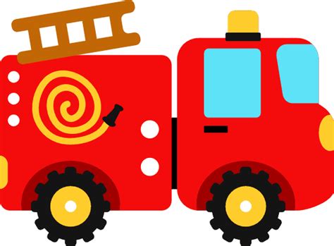 fire truck, emergency vehicle, firefighter free svg file - SVG Heart