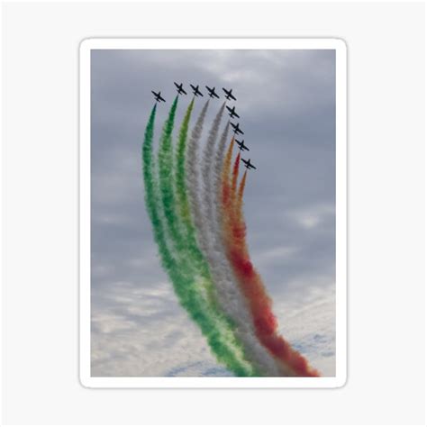 "The Frecce Tricolori" Sticker by SunDwn | Redbubble