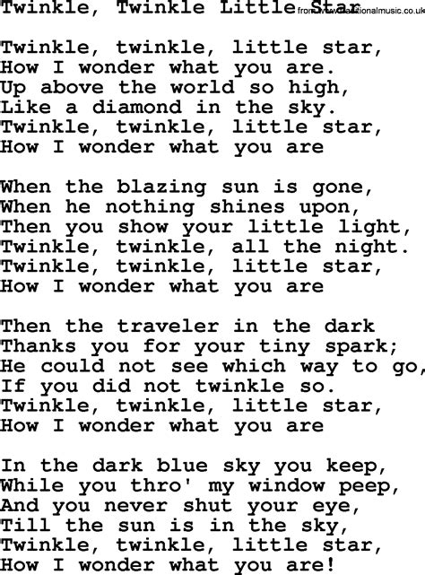 twinkle twinkle little star - Căutare Google | Twinkle little star song, Little star song, Best ...