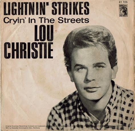 Lou Christie – Lightnin' Strikes (1965, Vinyl) - Discogs