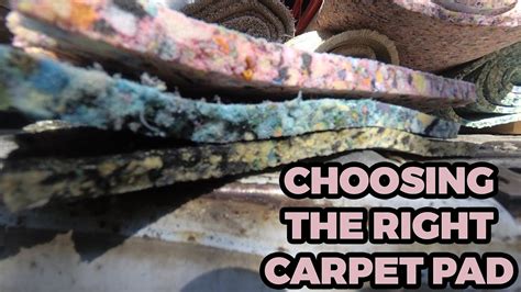 How To Choose The Right Padding For Your Carpet Installation - YouTube