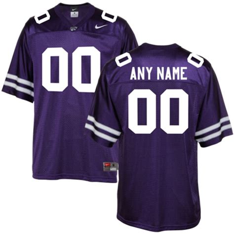 Nike Kansas State Wildcats Custom Football Jersey - Purple | Official ...