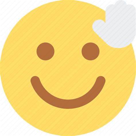 Emoji, emoticon, emotion, expression, smiley, sticker, wave icon - Download on Iconfinder