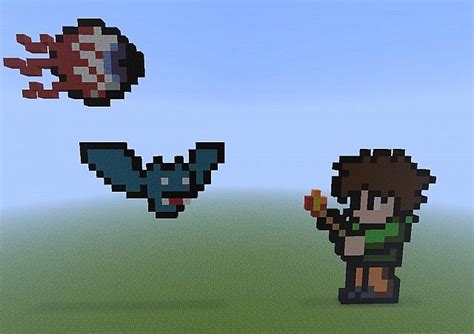 Terraria Pixel Art Minecraft Project