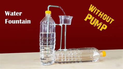 How to make Bottle Fountain Without Pump | DIY Water Fountain | Science Project - YouTube