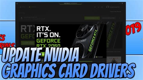 How To Update NVIDIA Graphics Card Drivers Through GeForce Experience (Improve Game Performance ...