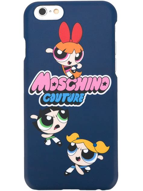 Moschino 'powerpuff Girls' Iphone 6/6s Case in Black - Lyst