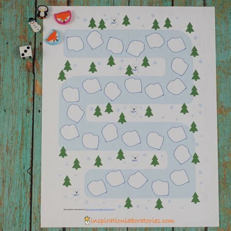 Printable Winter Math Game Board | Inspiration Laboratories