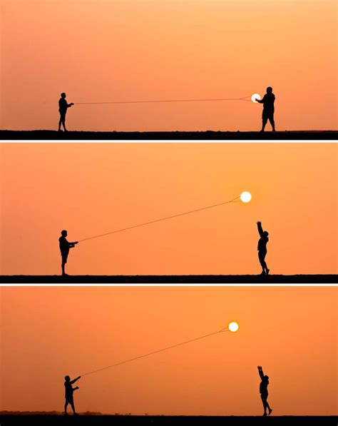 Photographer Plays With Sunsets To Tell Beautiful Stories