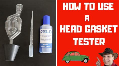 How To Use A Head Gasket Tester (Blown Head Gasket Test) - YouTube