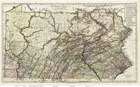 Old Maps of Pennsylvania