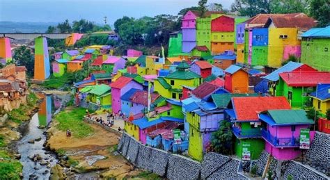 Kampung Warna Warni di Malang