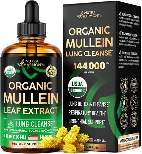 Mullein Drops for Lungs – NUTRAHARMONY