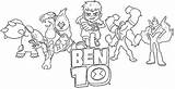Coloring Pages Ben 10 sketch template