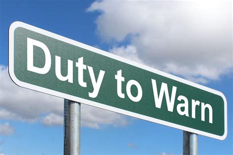 Duty to Warn - Highway sign image