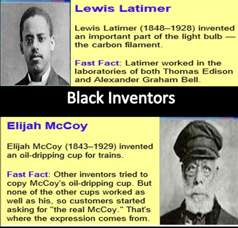 African american history inventors list you will be suprise at what black inventors created that ...