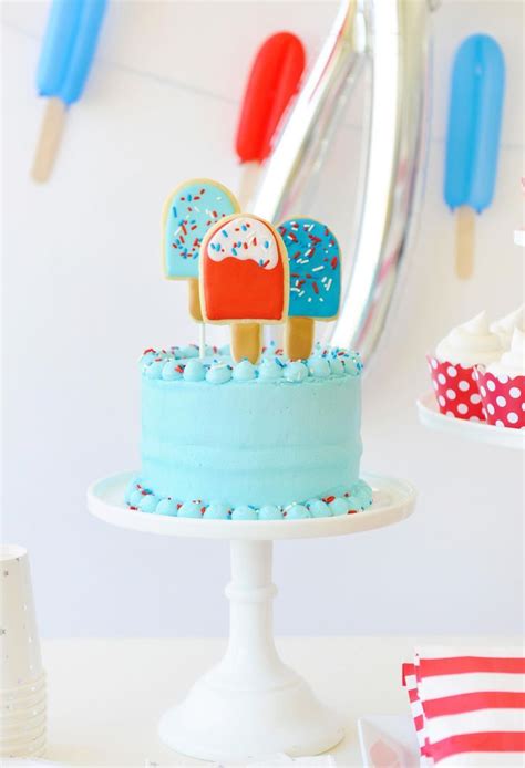 This Popsicle Party is So Sweet | Pool birthday cakes, Popsicle party, Ice cream birthday party