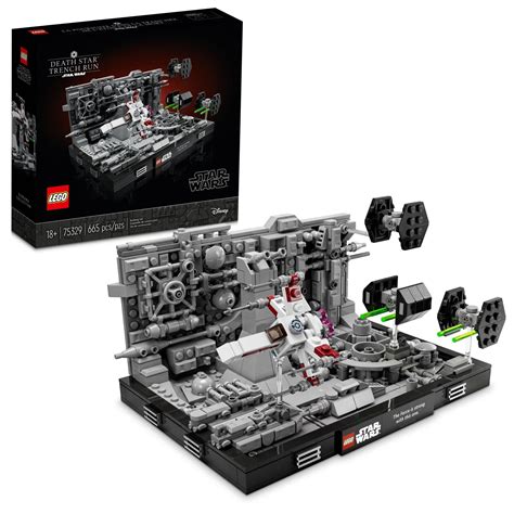 Buy LEGOStar Wars Death Star Trench Run Diorama 75329 Set for Adults ...