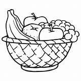 Fruit Basket Coloring Pages  Fun Free & Printable Coloring sketch template