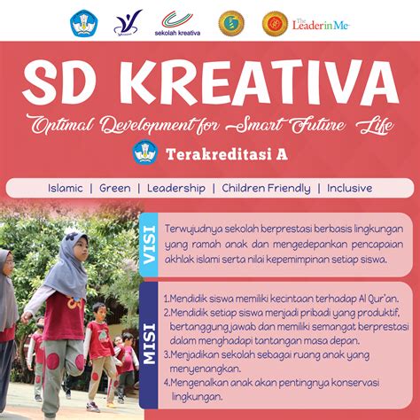 Brosur SD Kreativa – Sekolah Kreativa Yasmina