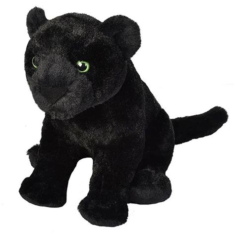 Black Jaguar Stuffed Animal - 12" in 2020 | Black jaguar, Monkey stuffed animal, Teddy bear ...