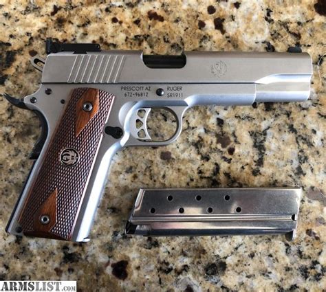 ARMSLIST - For Sale: Ruger SR1911 10mm pistol made in USA