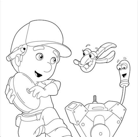 Coloring pages: Handy Manny, printable for kids & adults, free