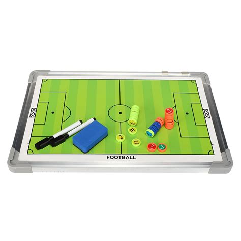 Portable Football Tactic Board Training Guide Double Sided Magnetic Tactic Board With Magnetic ...