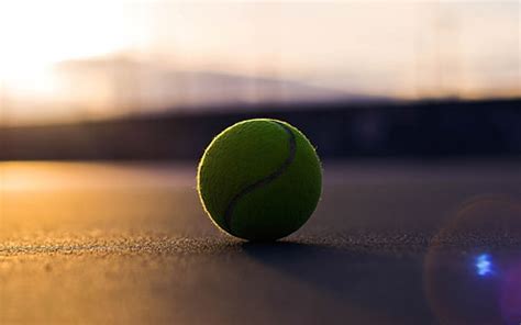 HD wallpaper: green tennis ball, field, abstraction, lights, the ball, speed | Wallpaper Flare