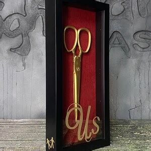 US Movie the Tethered Scissors Prop Shadow Box Display Case - Etsy