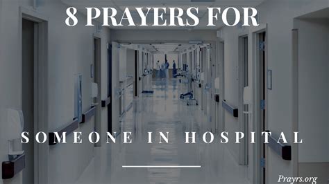 8 Healing Prayers for Someone in the Hospital - Prayrs