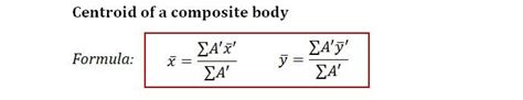 Centroid Formula