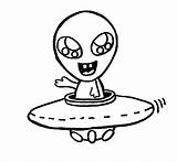 Adorable Alien coloring Page  Download Print Or Color Online For Free sketch template
