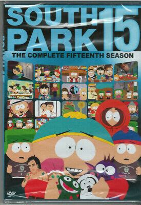 SOUTH PARK SEASON 15 (DVD, 2012, 3-Disc Set, Slim-Line Packaging) NEW ...