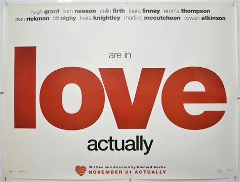 Love Actually (Teaser / Advance Version 2) - Original Movie Poster