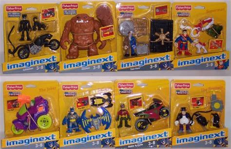 Imaginext DC Super Friends Case of 8 Includes Clayface, Catwoman, Superman, Penguin, Two-Face ...