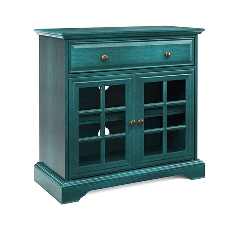 Jofran 32 Window Pane 2 Door TV Stand - Walmart.com