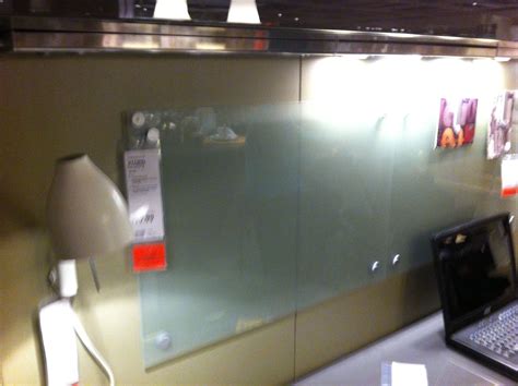 frosted glass "white boards" $20 each at Ikea | Glass white board, House design, White board